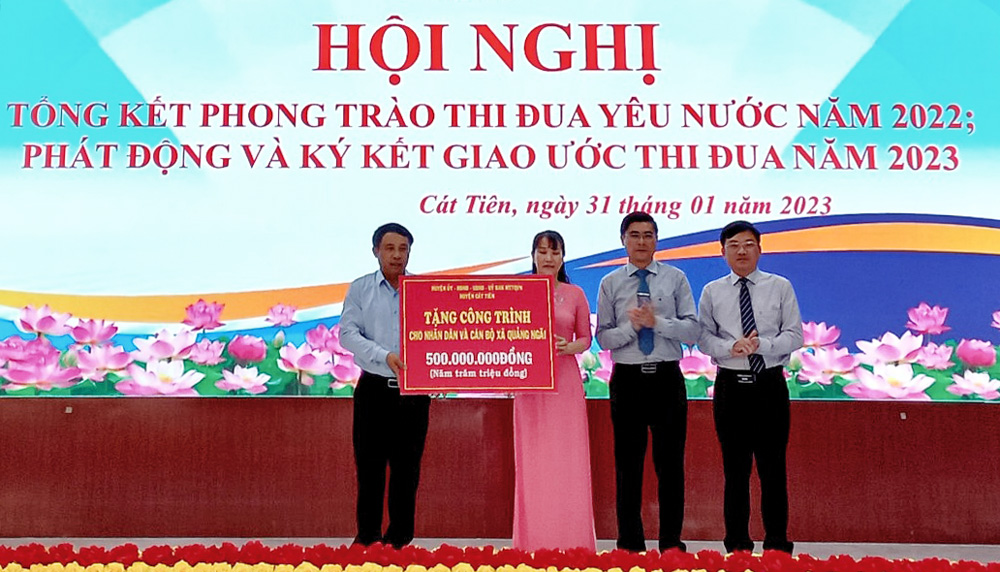 Cát Tiên: Nhiều đổi mới trong công tác thi đua, khen thưởng