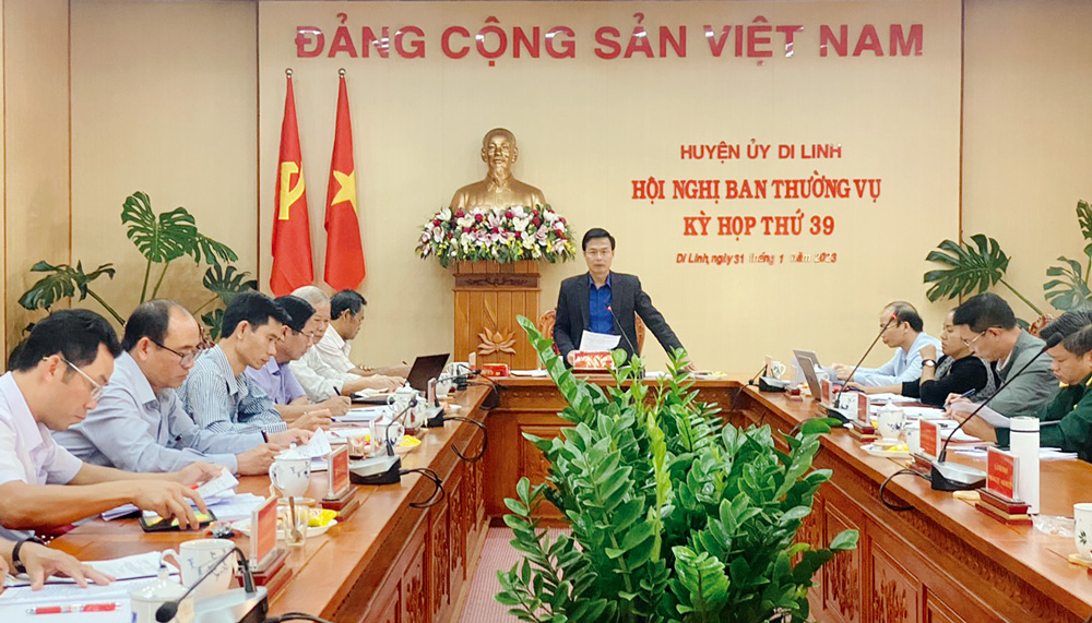 Di Linh triển khai thực hiện Nghị quyết 23