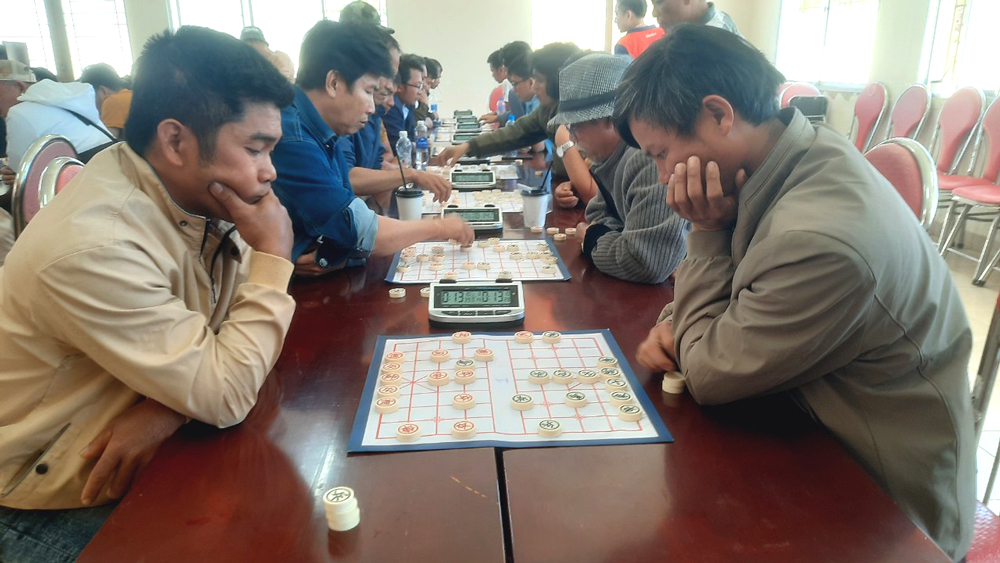Đức Trọng tổ chức Giải cờ tướng mừng Đảng, mừng Xuân