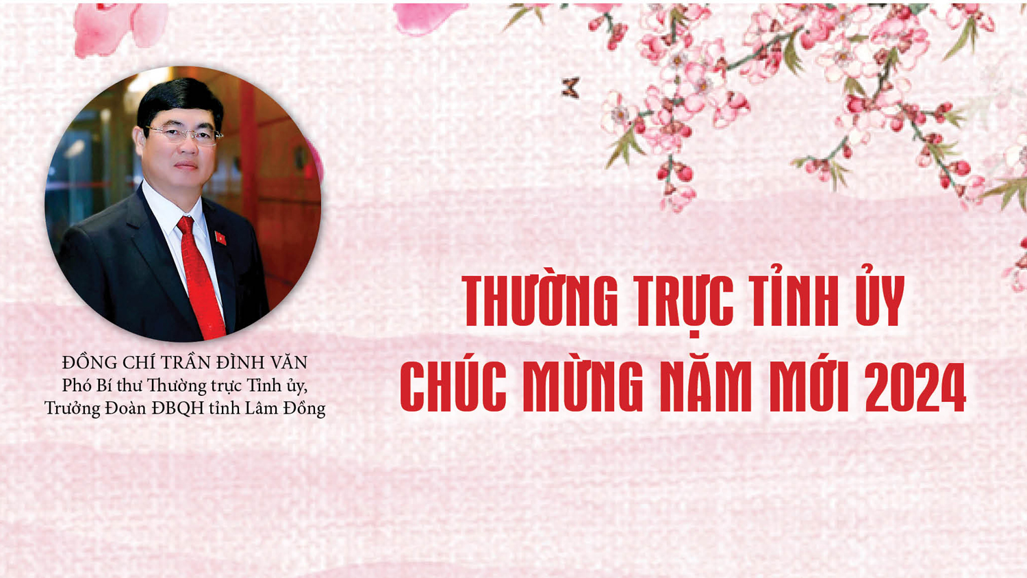 Thường trực Tỉnh ủy Lâm Đồng chúc mừng năm mới