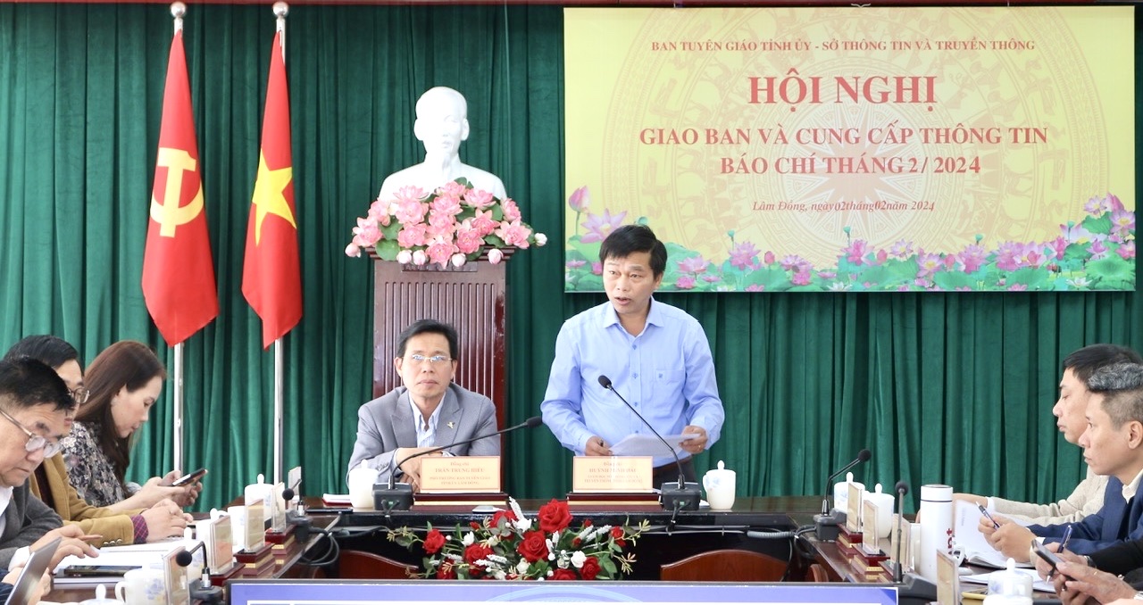 Hội nghị giao ban báo chí tháng 2 năm 2024