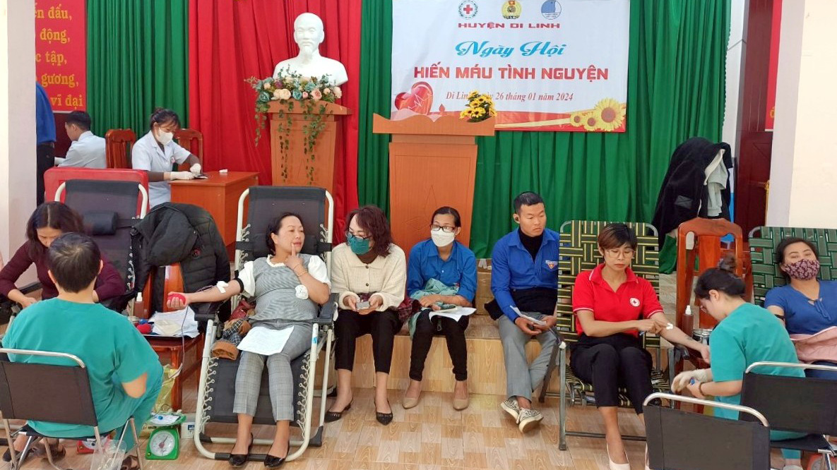 Mô hình tổ chức Hiến máu tình nguyện tại điểm xã, thị trấn