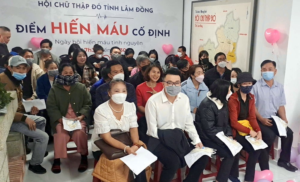 Tiếp nhận 316 đơn vị máu từ Ngày hội Giọt hồng Valentine