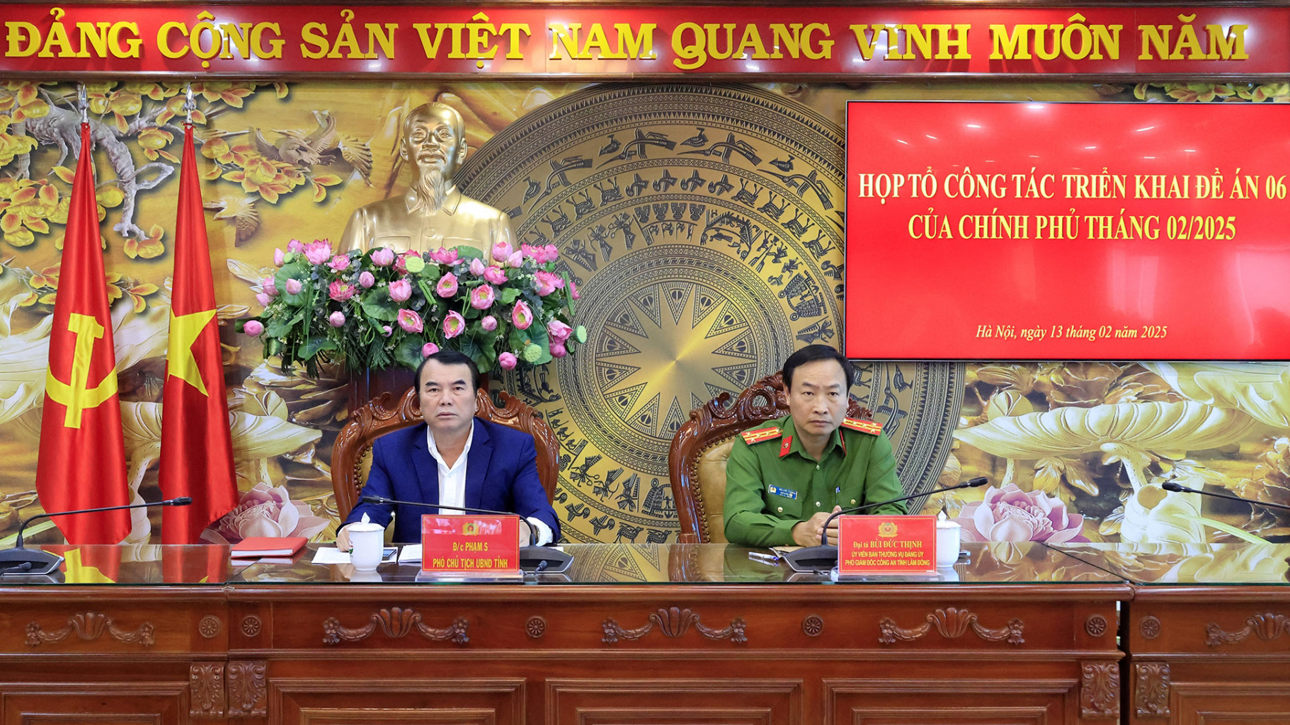 Tổ công tác Đề án 06/CP triển khai nhiệm vụ tháng 2/2025