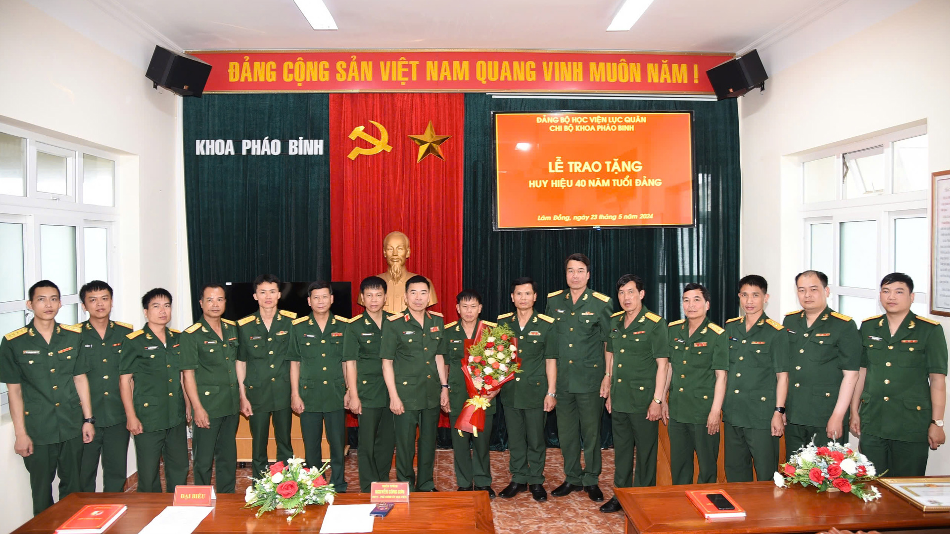 Học viện Lục quân: Nâng cao chất lượng, hiệu quả công tác Đảng, công tác chính trị 