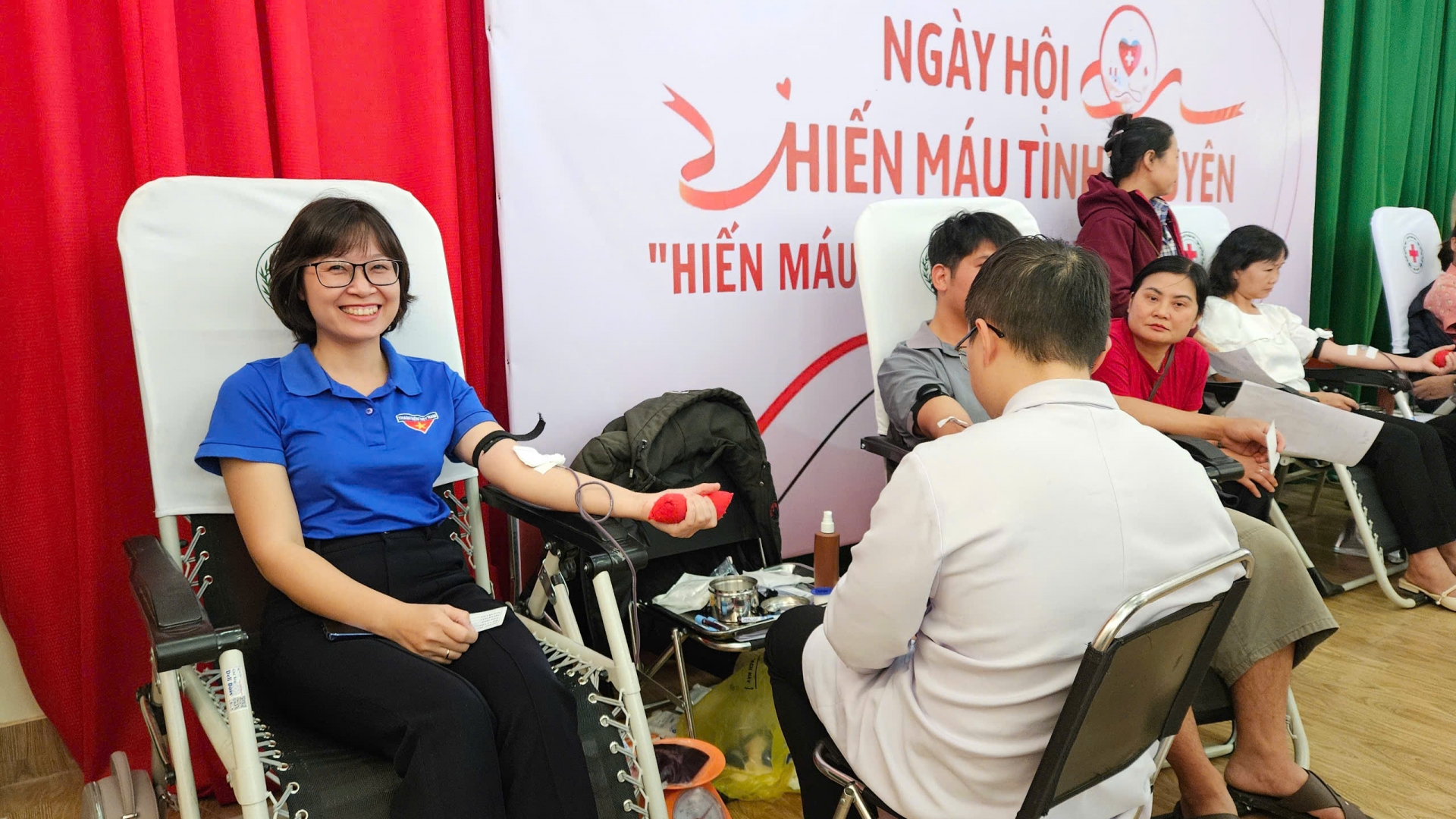 Di Linh: Hơn 200 người tham gia hiến máu đầu xuân