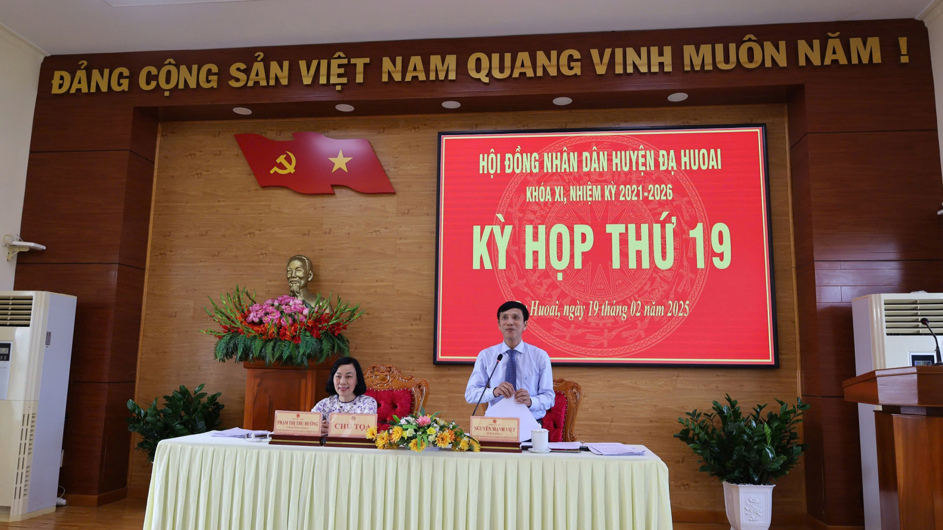 HĐND huyện Đạ Huoai tổ chức Kỳ họp thứ 19