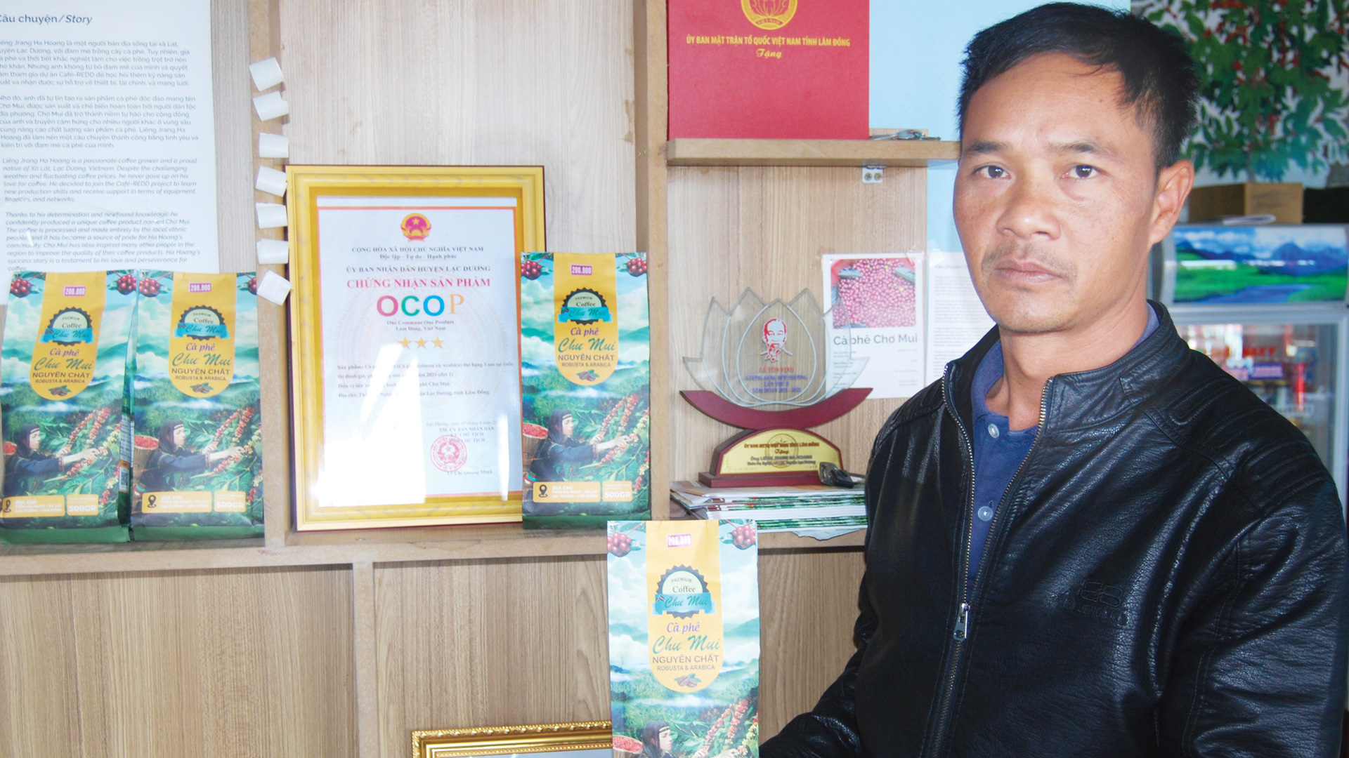 Cà phê Chư Mui kết tinh dưỡng chất từ đất lành