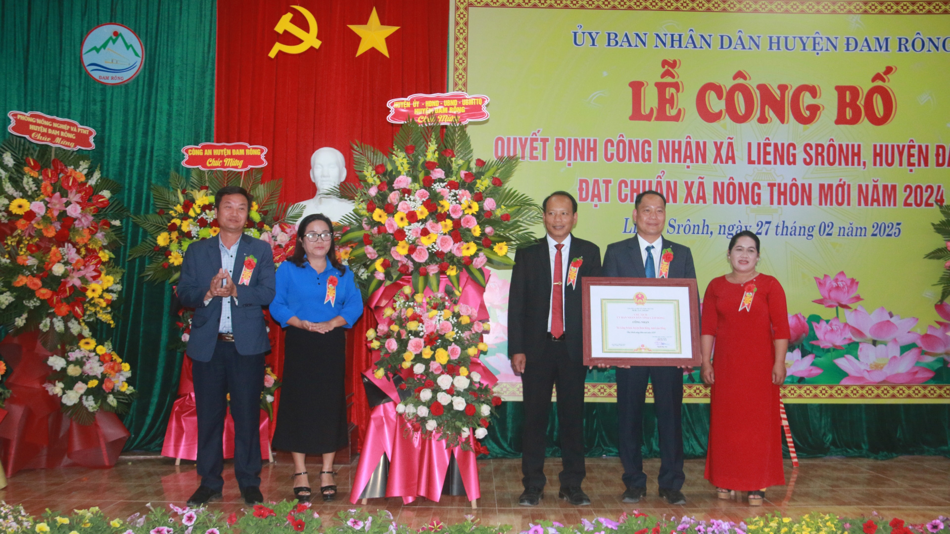 Đam Rông: Xã cuối cùng được công nhận đạt chuẩn nông thôn mới