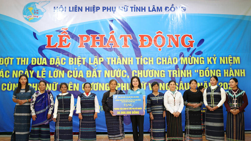 Phát động đợt thi đua đặc biệt và Chương trình đồng hành cùng phụ nữ biên cương, vùng sâu