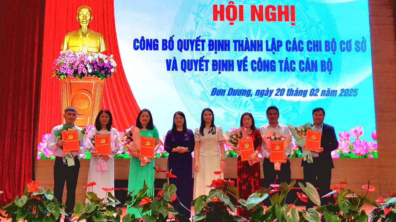 Đơn Dương: Thành lập và đổi tên các Chi bộ cơ sở trực thuộc Huyện ủy
