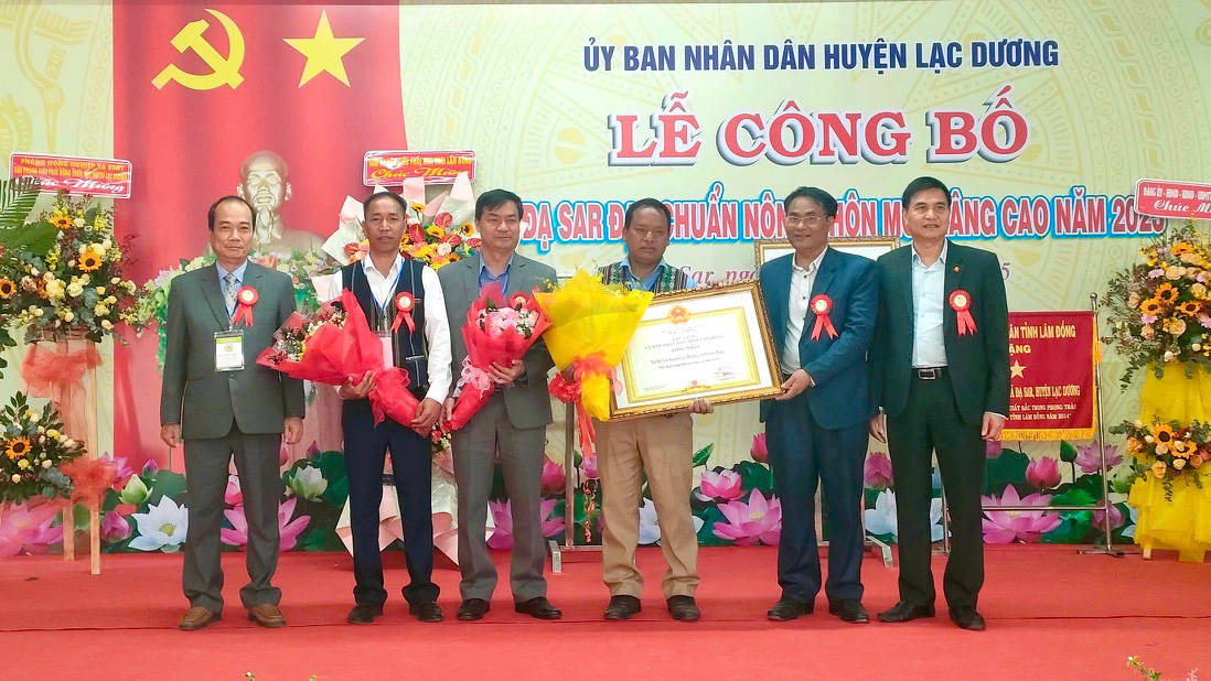Huyện Lạc Dương ra mắt xã nông thôn mới nâng cao đầu tiên