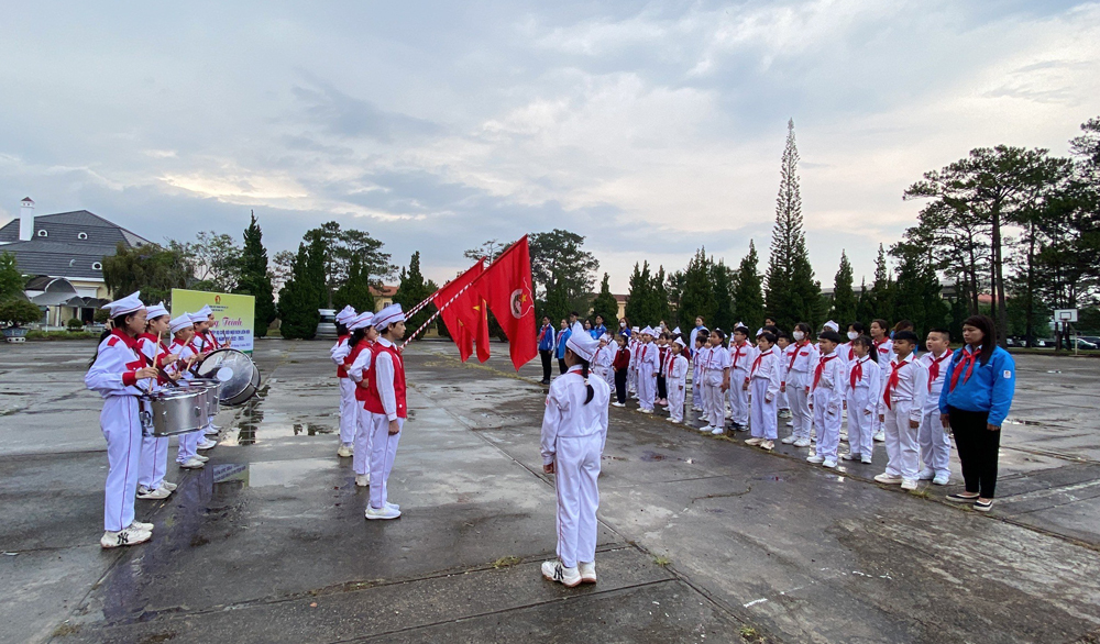 Đà Lạt: Tấp huấn bồi dưỡng kỹ năng cho đội ngũ Ban Chỉ huy Liên đội