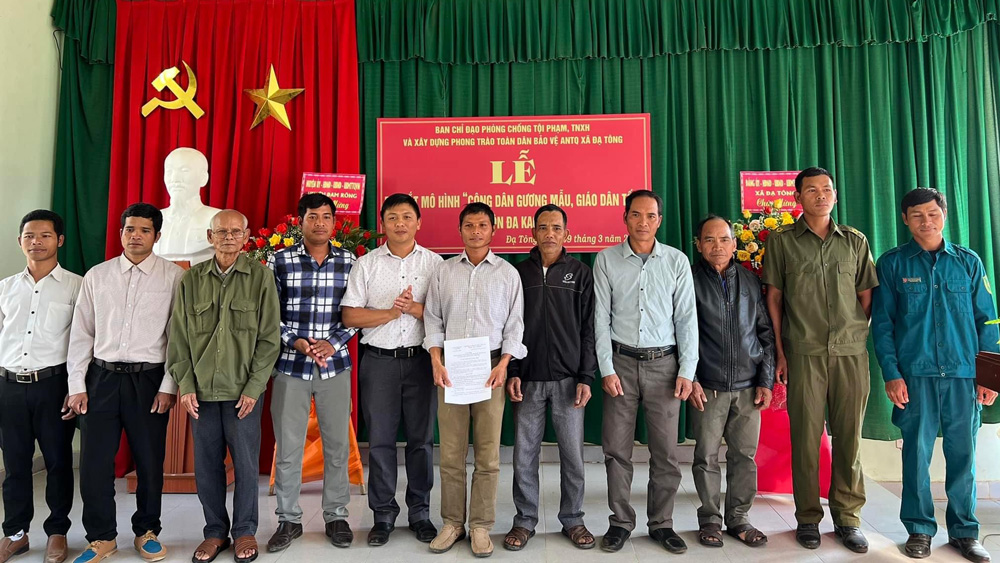 Đam Rông: Ra mắt Mô hình Công dân gương mẫu, giáo dân tốt