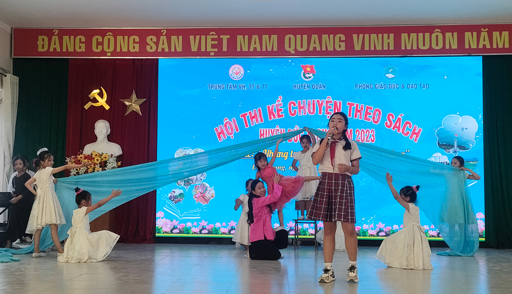 Đức Trọng tổ chức hội thi kể chuyện theo sách