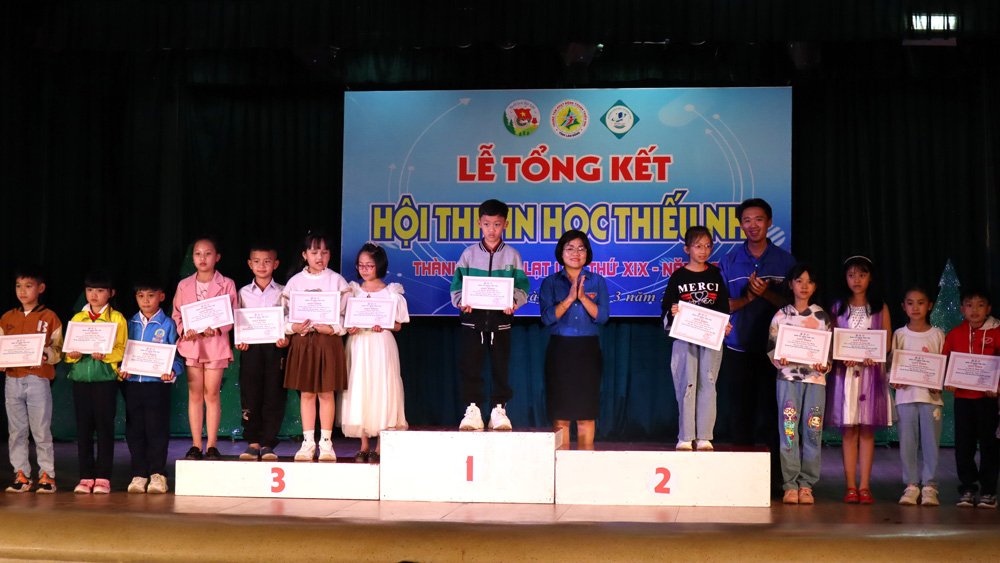 Đà Lạt: Trao 80 giải tại Hội thi Tin học thiếu nhi