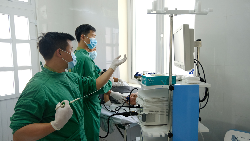 Bệnh xá Học viện Lục quân triển khai hoạt động chuyên ngành nội soi tiêu hóa