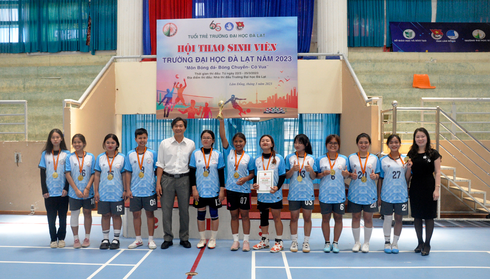 150 vận động viên được tôn vinh tại Hội thao Sinh viên Đại học Đà Lạt năm 2023