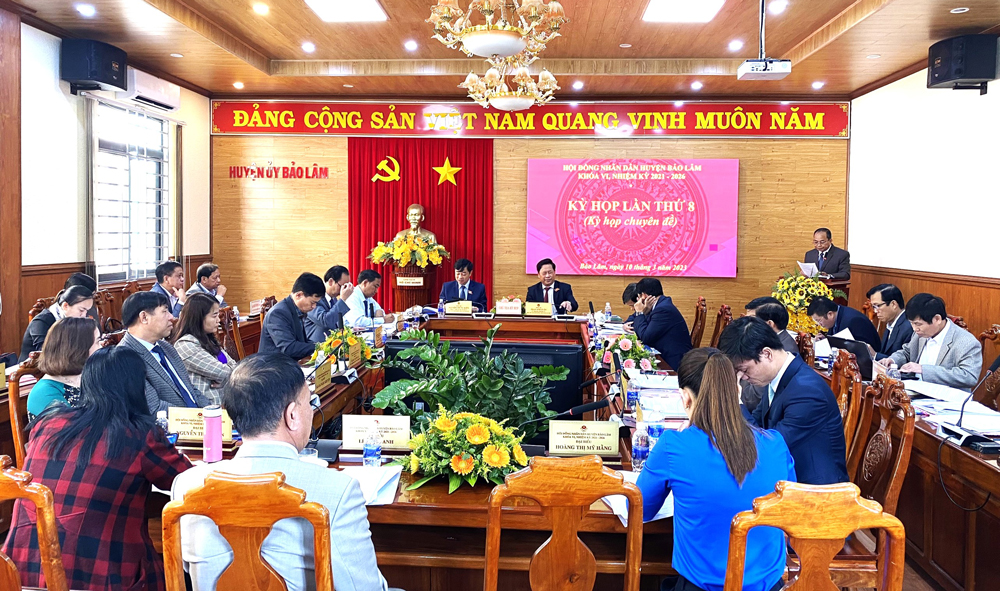 HĐND huyện Bảo Lâm tổ chức kỳ họp chuyên đề