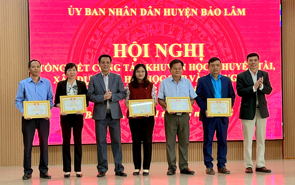 Bảo Lâm: Nhiều kết quả nổi bật trong công tác khuyến học, khuyến tài