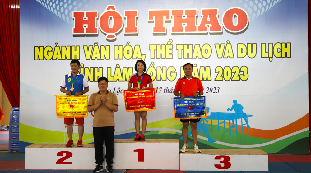 Bảo Lộc nhất toàn đoàn Hội thao ngành Văn hóa - Thể thao và Du lịch tỉnh Lâm Đồng