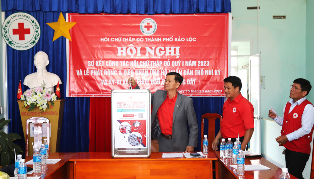 Bảo Lộc: Phát động quyên góp ủng hộ nhân dân Thổ Nhĩ Kỳ và Syria khắc phục thảm họa động đất