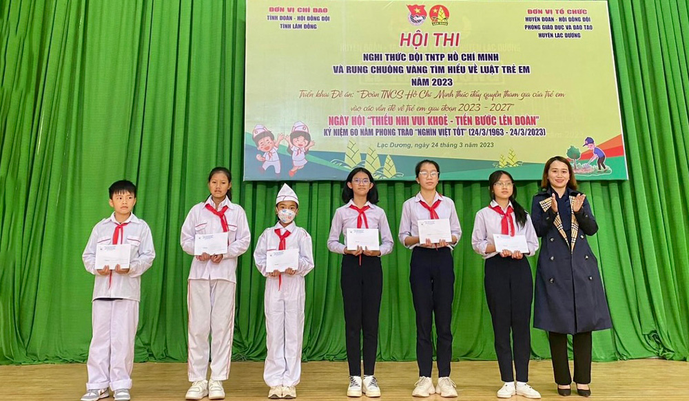 Lạc Dương: Sôi nổi Ngày hội Thiếu nhi vui khỏe - Tiến bước lên Đoàn