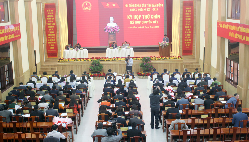Kỳ họp thứ 9 HĐND tỉnh khoá X, nhiệm kỳ 2021 - 2026