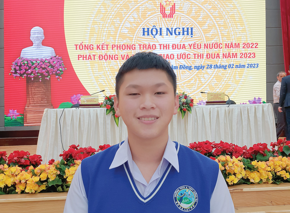 Cậu học trò mê nghiên cứu khoa học