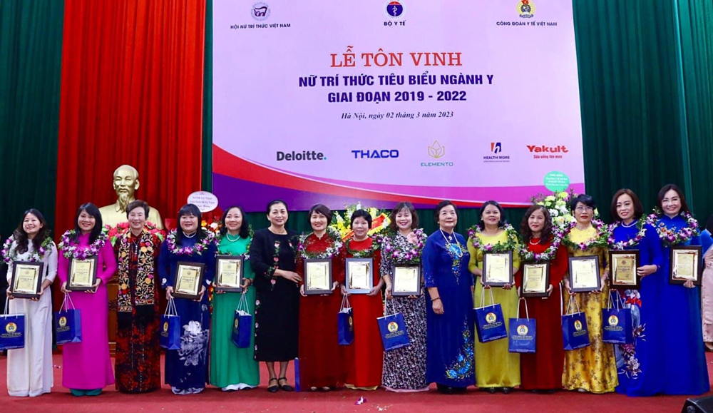 Tôn vinh 51 nữ trí thức tiêu biểu ngành Y giai đoạn 2019-2022