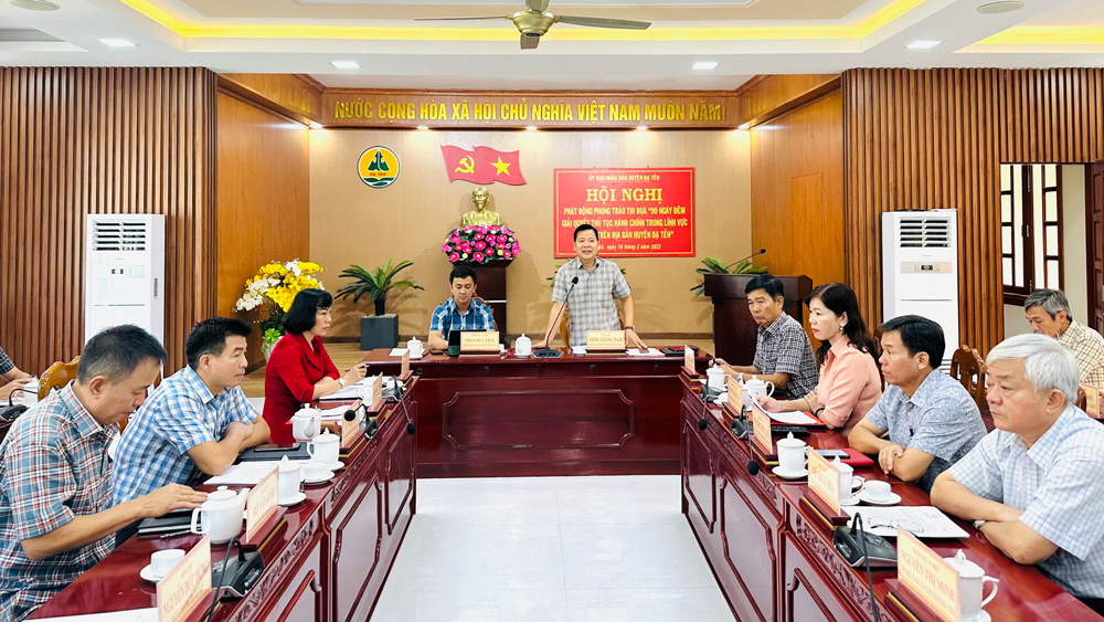 Đạ Tẻh: Phát động Phong trào thi đua ''90 ngày đêm giải quyết thủ tục hành chính trong lĩnh vực đất đai''