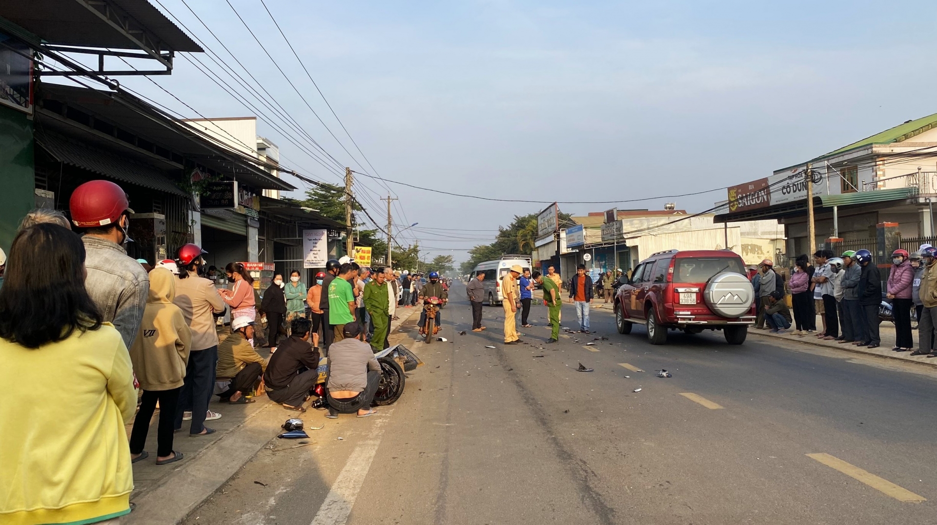 Bảo Lâm: Xe tải va chạm với xe máy, người phụ nữ tử vong tại chỗ