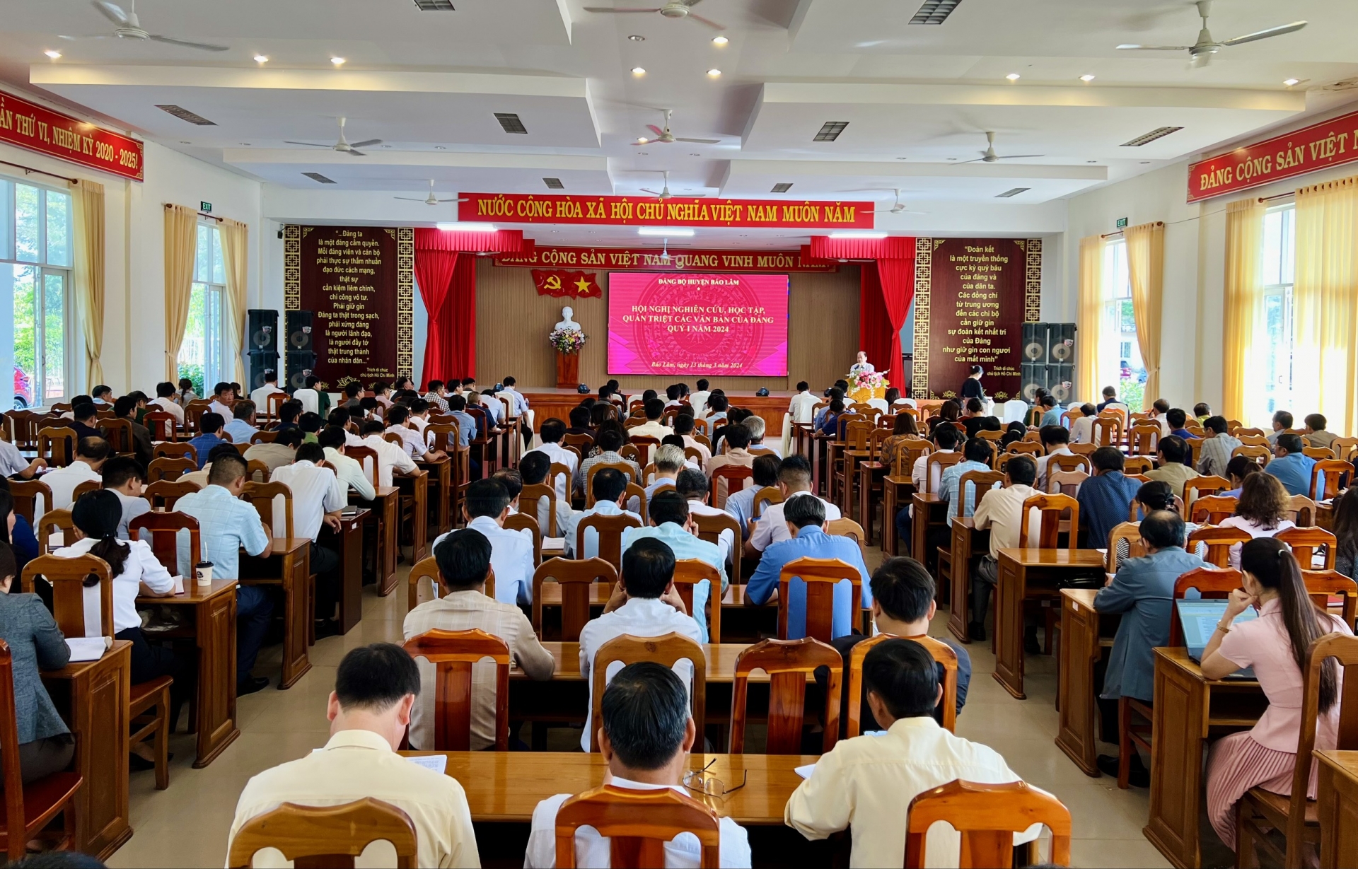 Bảo Lâm: Quán triệt các văn bản của Đảng