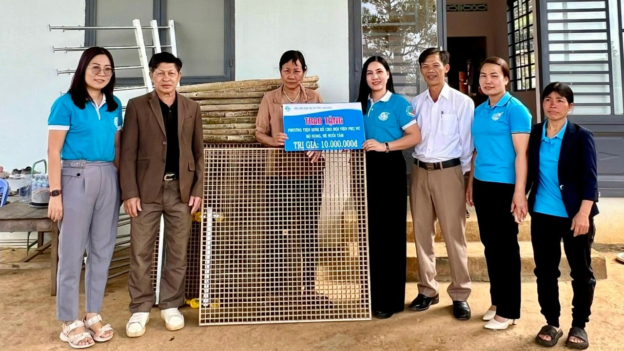 Hỗ trợ sinh kế cho hội viên phụ nữ nghèo
