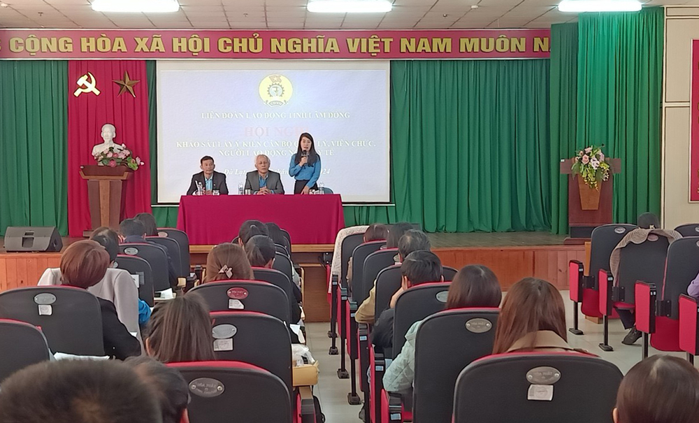 Người lao động ngành Y tế Lâm Đồng đề đạt tới đại biểu Quốc hội