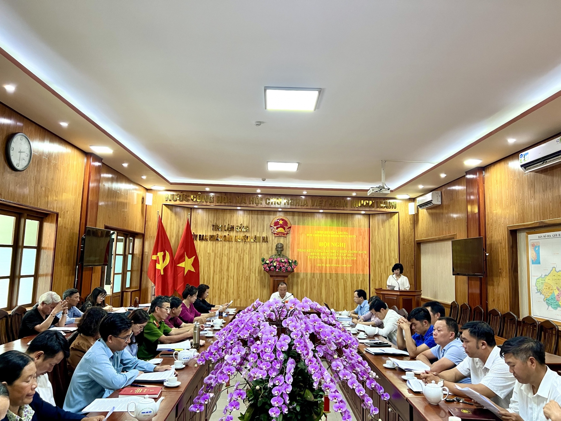 Lâm Hà:  Tỷ lệ người tham gia bảo hiểm y tế vượt so với chỉ tiêu