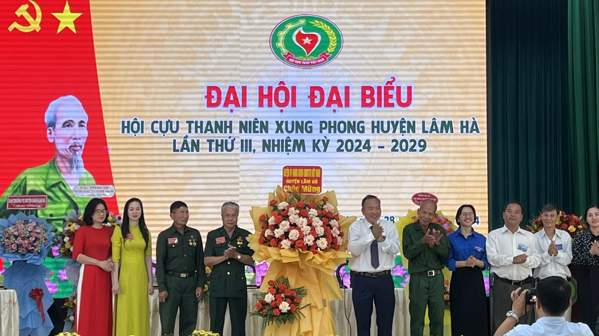 Lâm Hà tổ chức thành công đại hội Hội Cựu Thanh niên xung phong khóa III