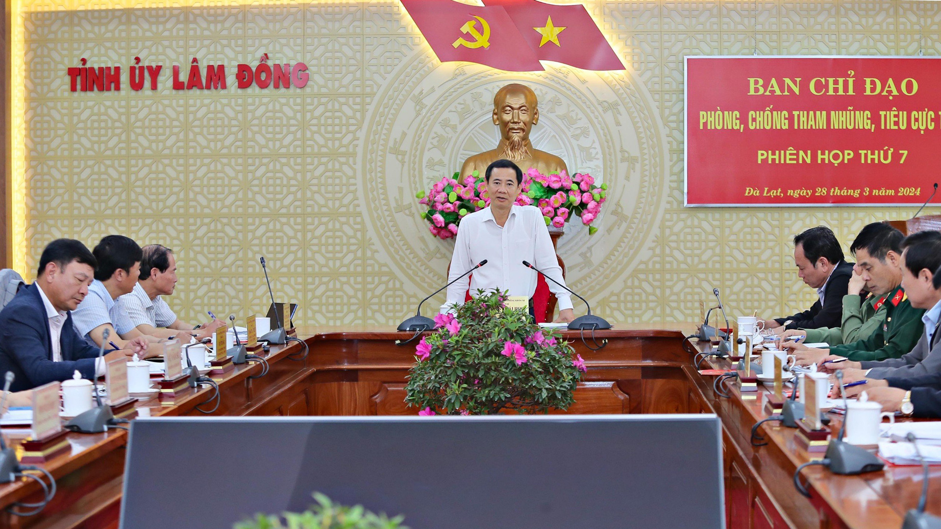Ban Chỉ đạo Phòng, chống tham nhũng, tiêu cực tỉnh họp phiên thứ 7