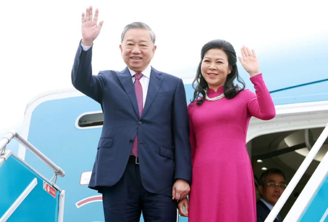 Tổng Bí thư Tô Lâm và Phu nhân lên đường thăm cấp Nhà nước Indonesia, thăm chính thức Ban Thư ký ASEAN và thăm chính thức Singapore