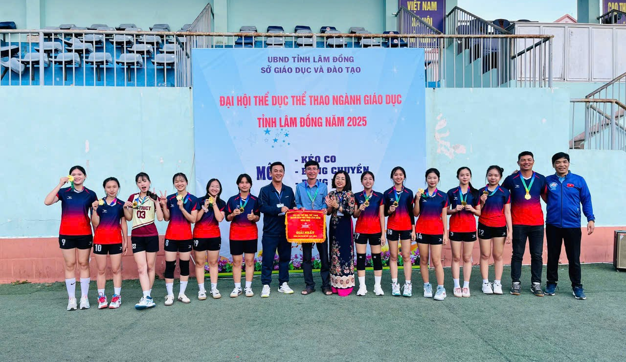 Ngôi trường huyện giành 61 bộ huy chương tại Đại hội Thể dục Thể thao