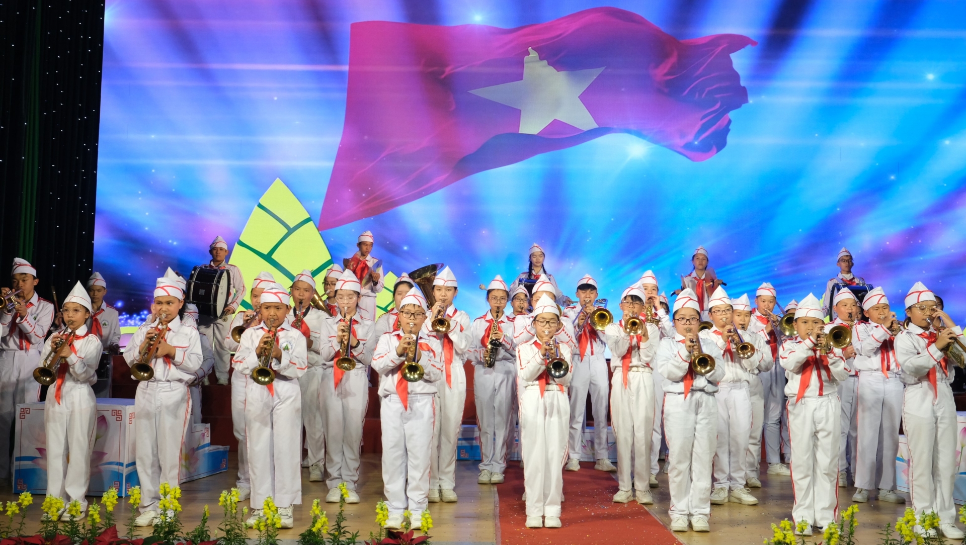 Phó Bí thư Thường trực Tỉnh ủy Lâm Đồng Phạm Thị Phúc dự Đại hội Cháu ngoan Bác Hồ tỉnh lần thứ XIII