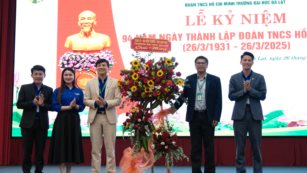 Trường Đại học Đà Lạt tổ chức lễ kỷ niệm 94 năm Ngày thành lập Đoàn