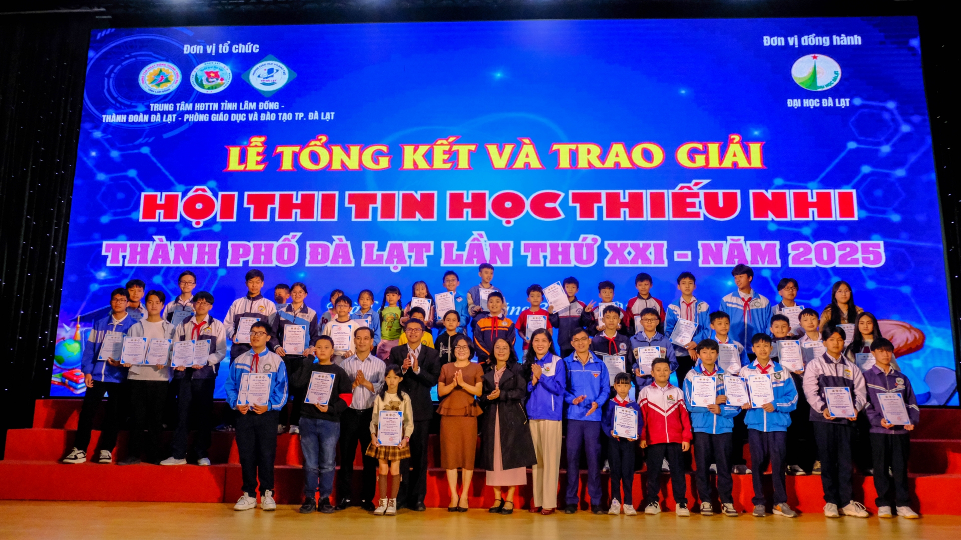 Trao 121 giải tại Hội thi Tin học thiếu nhi thành phố Đà Lạt lần thứ XXI