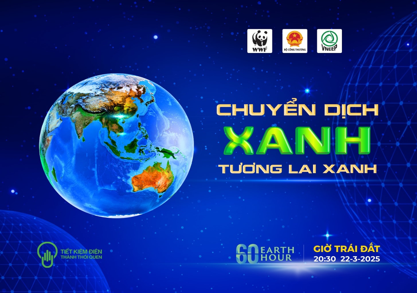 Hưởng ứng Ngày Nước thế giới, Ngày Khí tượng thế giới, Chiến dịch Giờ Trái đất năm 2025