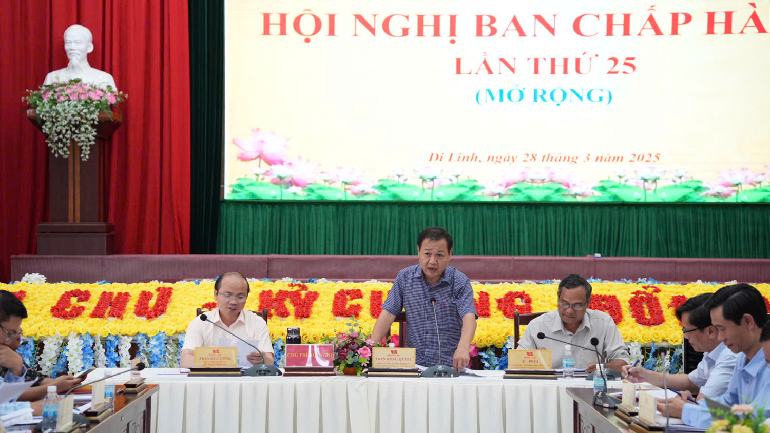 Hội nghị Ban Chấp hành Đảng bộ huyện Di Linh lần thứ 25