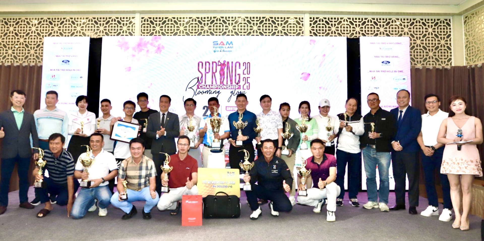 240 tay golf tranh tài tại Giải Golf mùa Xuân SAM Tuyen Lam Spring Championship 2025