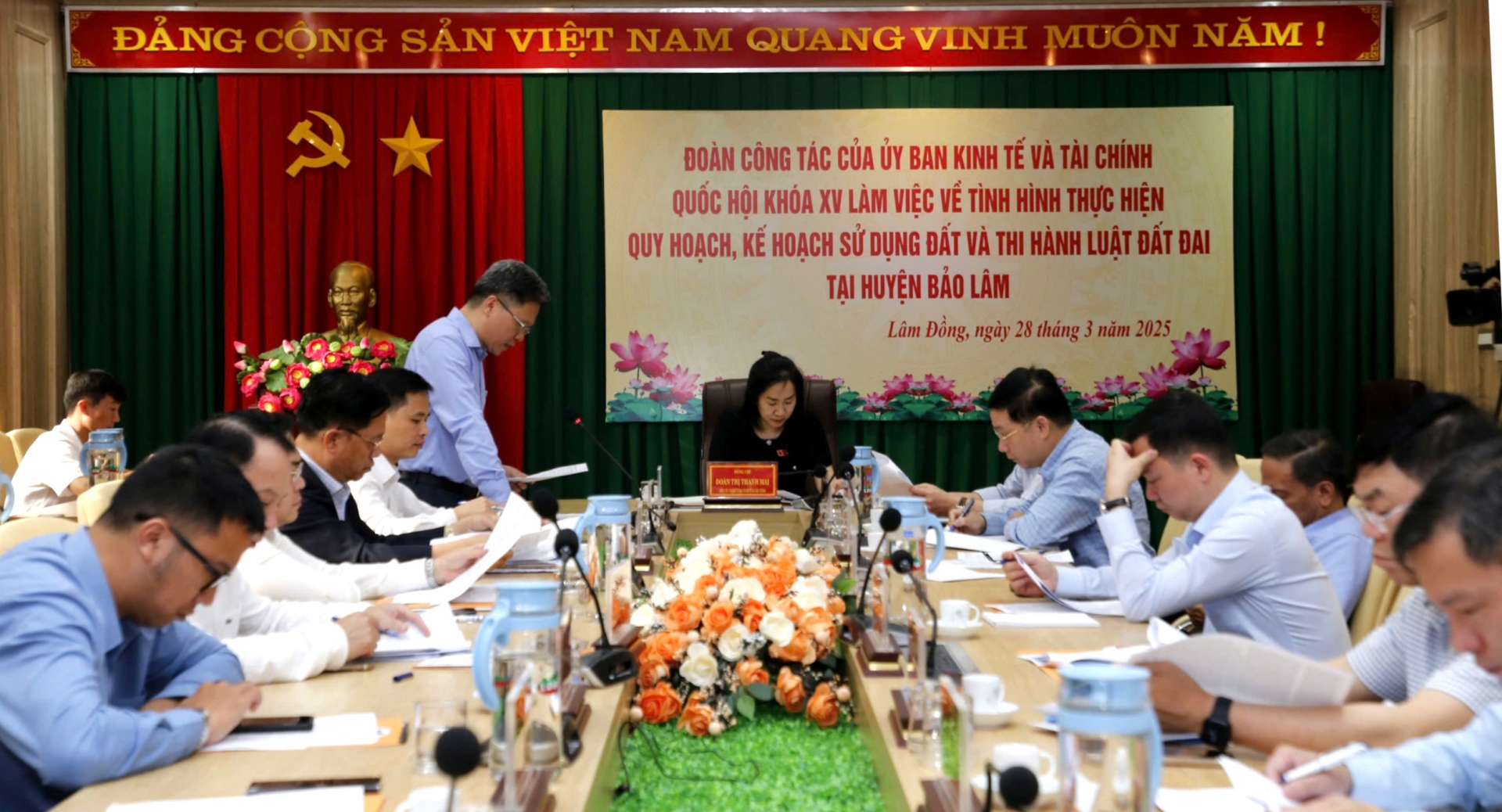 Đoàn công tác của Ủy ban Kinh tế và Tài chính của Quốc hội làm việc tại huyện Bảo Lâm