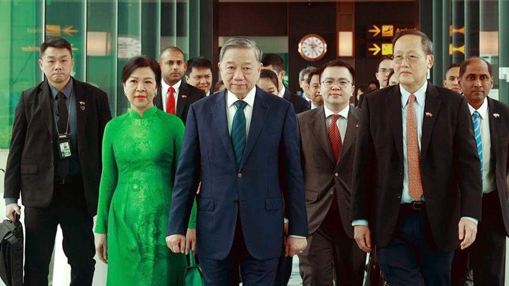 Tổng Bí thư Tô Lâm và Phu nhân kết thúc tốt đẹp chuyến thăm chính thức Cộng hòa Singapore