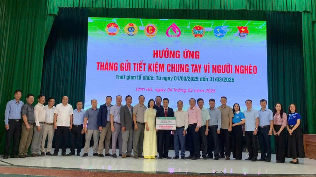 Lâm Hà: Nhiều cá nhân, tổ chức hưởng ứng Tháng gửi tiết kiệm chung tay vì người nghèo