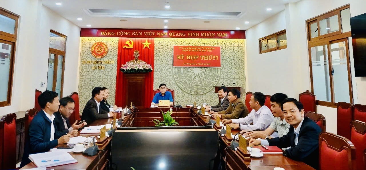 Kết quả kỳ họp thứ 27 của Ủy ban Kiểm tra Tỉnh ủy